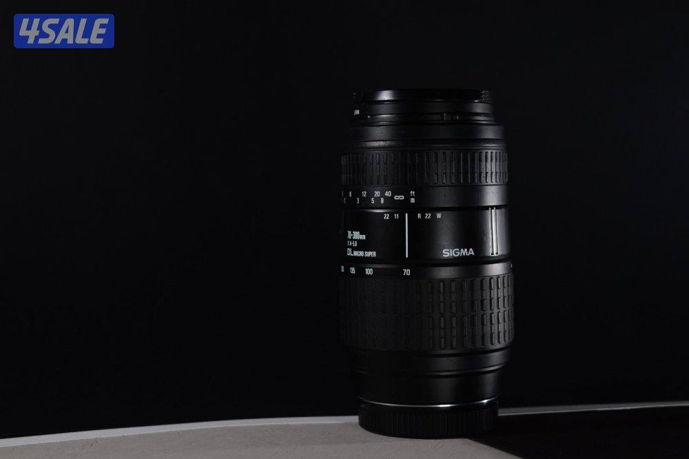 عدسة SIGMA 70-300    DL MACRO SUPER  لكاميرا MINOLTA AF1