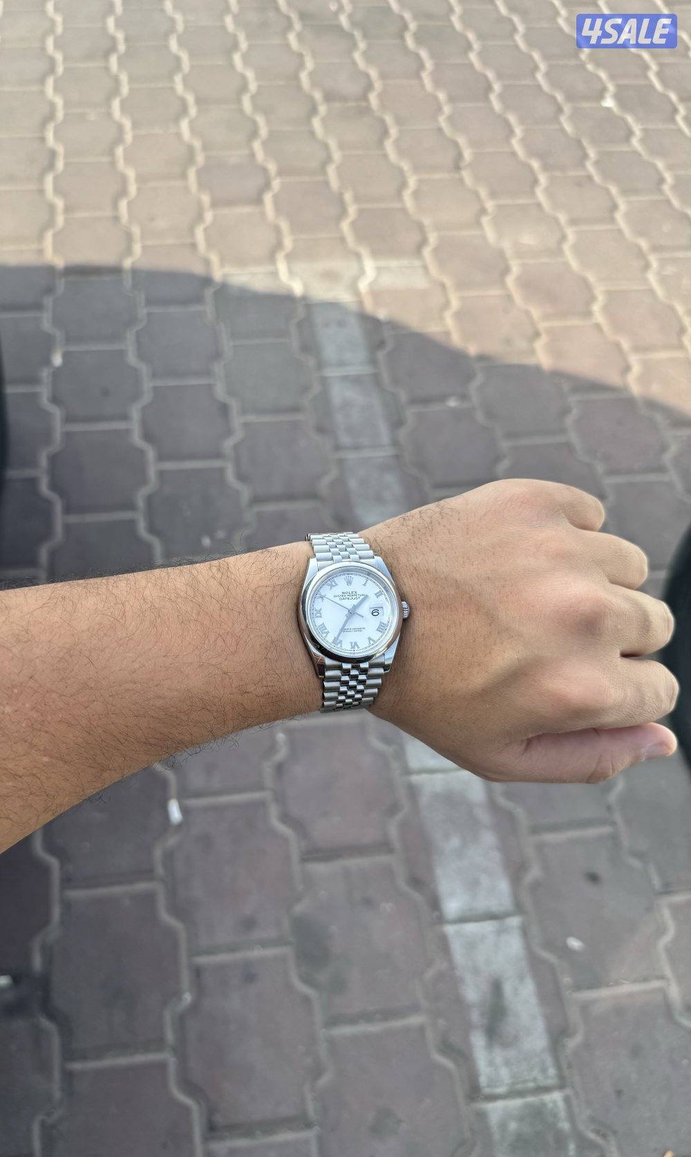 Rolex 36 Date just, White Mina, 2024 with everything1