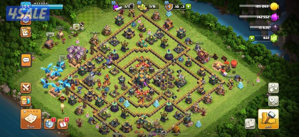 حسابين للبيع في لعبة كلاش او كلانس5