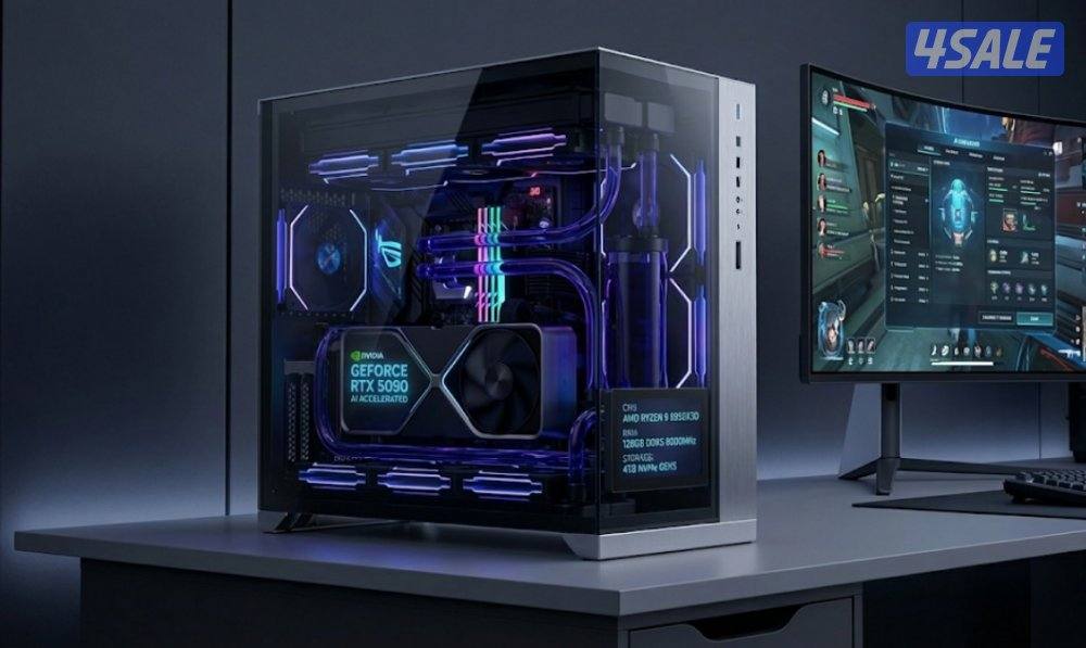 Req Premium Used Gaming PC with RTX5O9O &192GB RAM under 2OOO KD مطلوب0