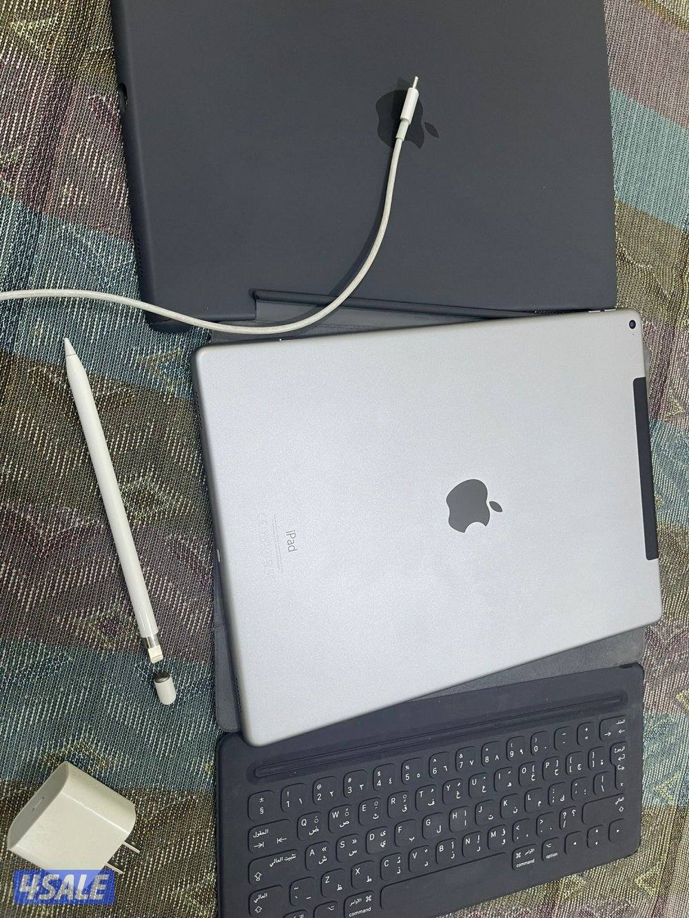 ايباد ابل برو 12.9 انش 128!قيقا خط شريحة موديل 2017مع الاغراض5