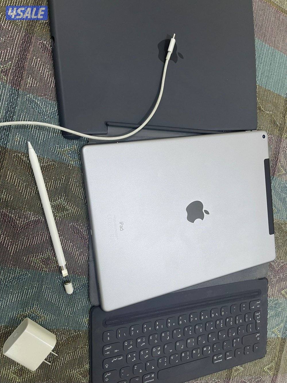 ايباد ابل برو 12.9 انش 128!قيقا خط شريحة موديل 2017مع الاغراض7