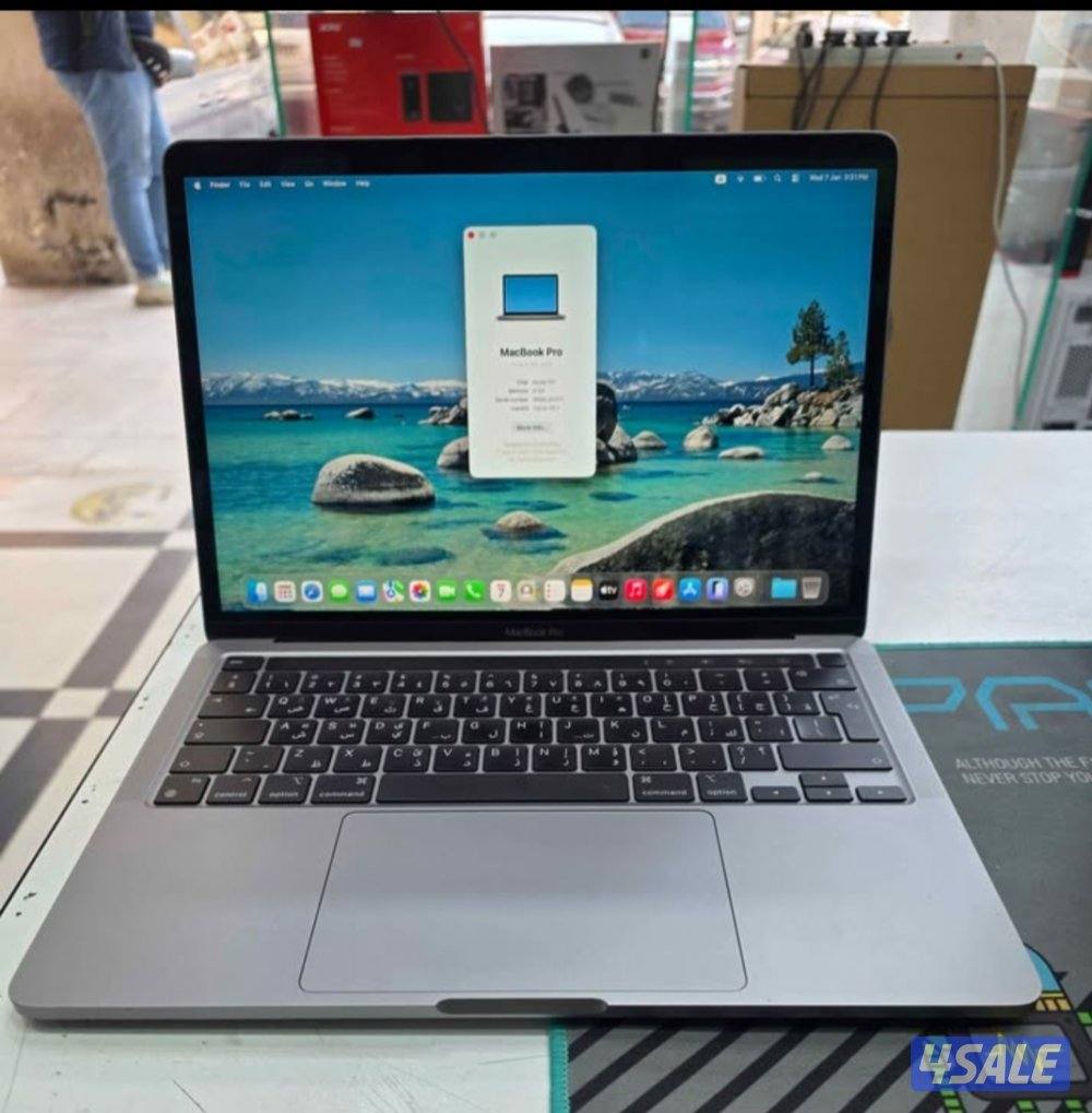 Macbook Pro m2 ram8gb ssd 256gb cycle 56 batary 97 with box use sale1