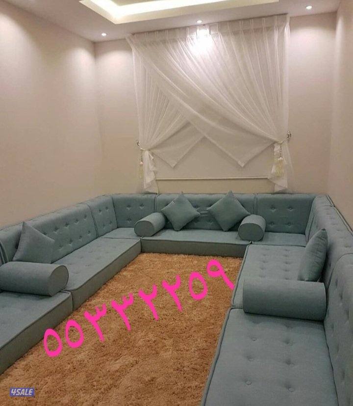 تفصال غنفات وجلسات وديوانيات ومطارح ارضيه  ومساند وستاير وسجاد وتنجيد10