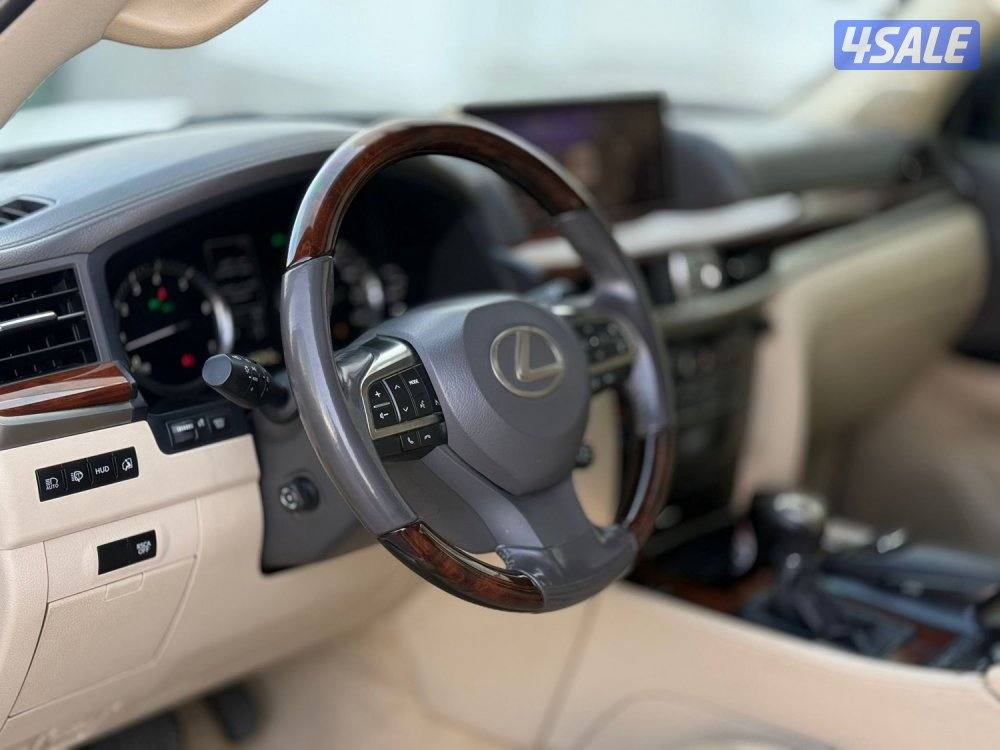 لكزس LX570 وارد قطر صبغ الوكاله شرط الفحص بل كامل9