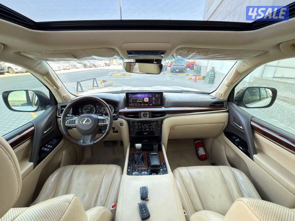 لكزس LX570 وارد قطر صبغ الوكاله شرط الفحص بل كامل10