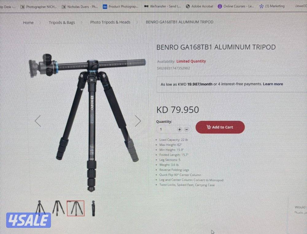 استاند كاميرا احترافي benro0