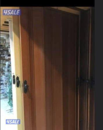 فنى جبسم بورد بارتشن قواطع تقسيم غرفه وصاله حرف ايل باب خشب اكرديون2