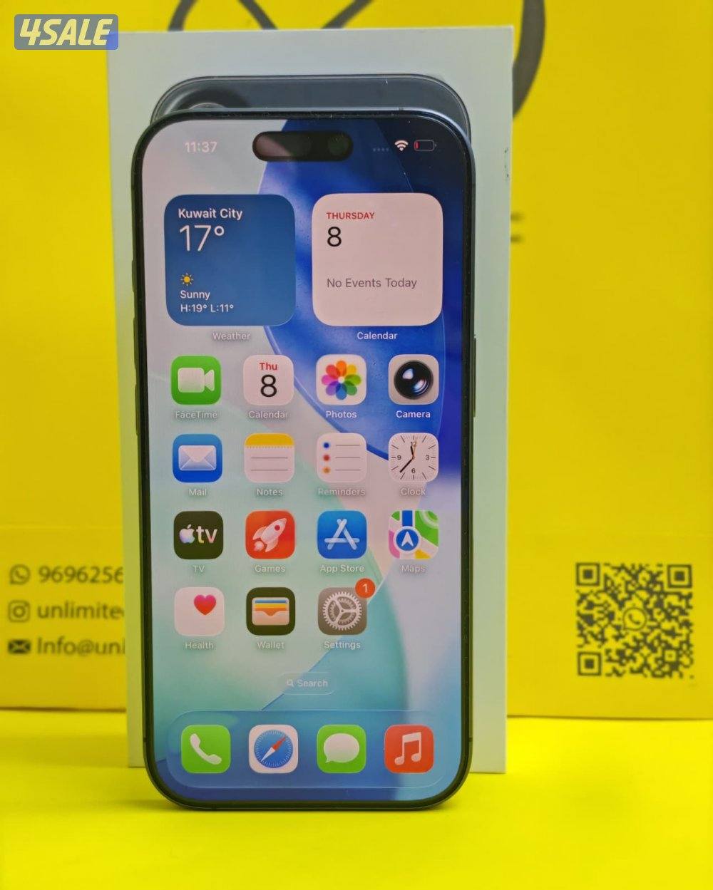 ايفون 17 أسود مستعمل كالجديد  100 % iPhone 17 256GB Black9