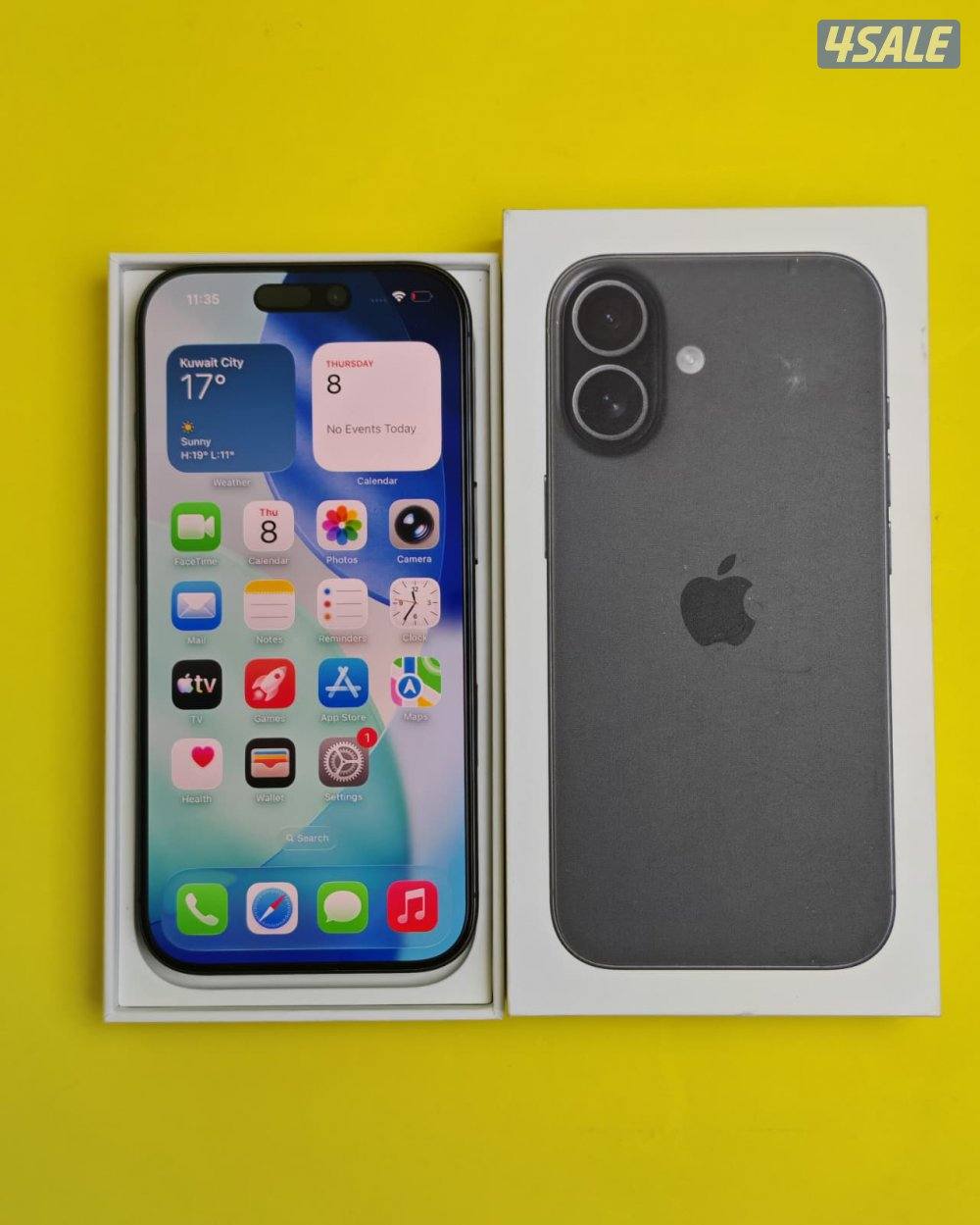 ايفون 17 أسود مستعمل كالجديد  100 % iPhone 17 256GB Black10