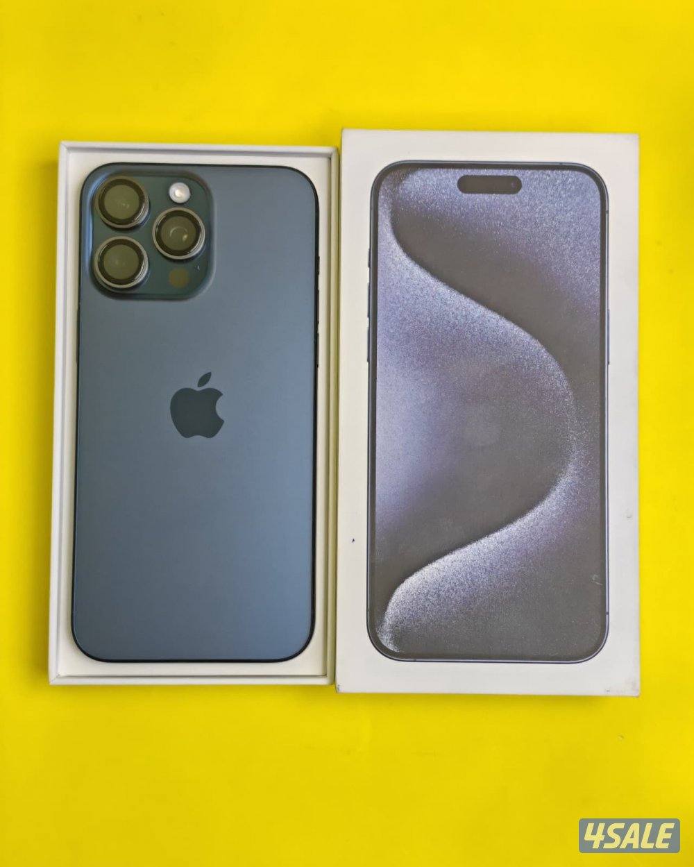 ايفون 15 برو ماكس تيتانيوم أزرق iPhone 15 Pro Max 512GB Blue Titanium0