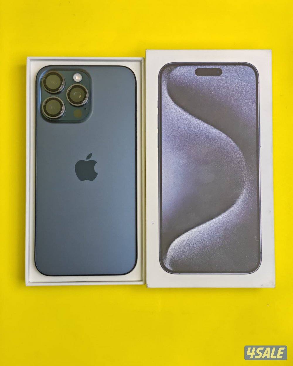 ايفون 15 برو ماكس تيتانيوم أزرق iPhone 15 Pro Max 512GB Blue Titanium10