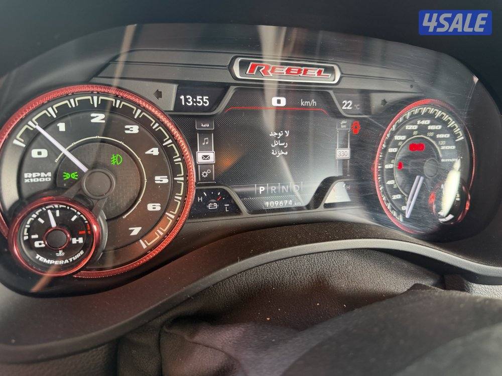 للبيع وانيت رام  فئة ريبيل موديل ٢٠٢٢ ماشي 109 الاف5