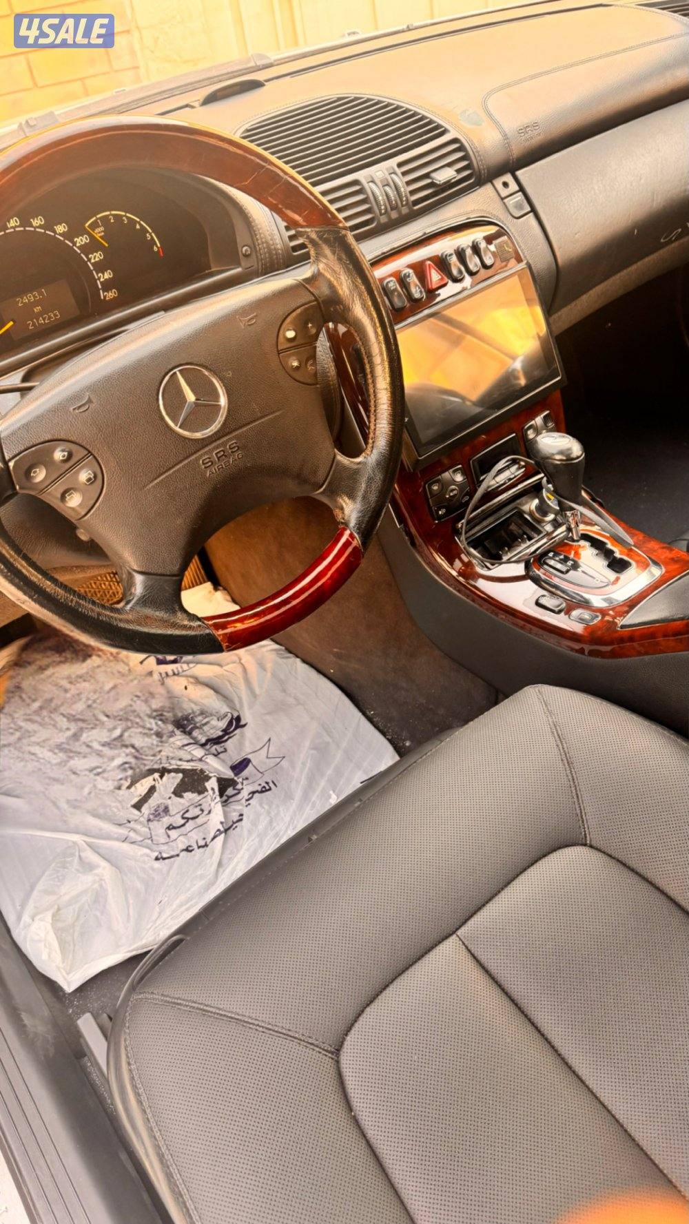 سياره مرسيدس cl500 موديل 2002  عداد 214 الف نظيف شرط الفحص للجادين4