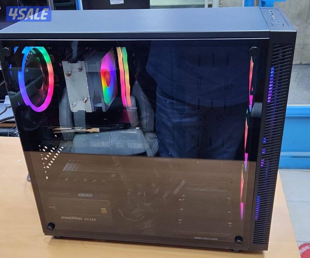 للبيع بي سي جيمنق Core i5 12gen/1TBm.2 ssd+1TB /16Ram DDR5/4060 8GB RT1