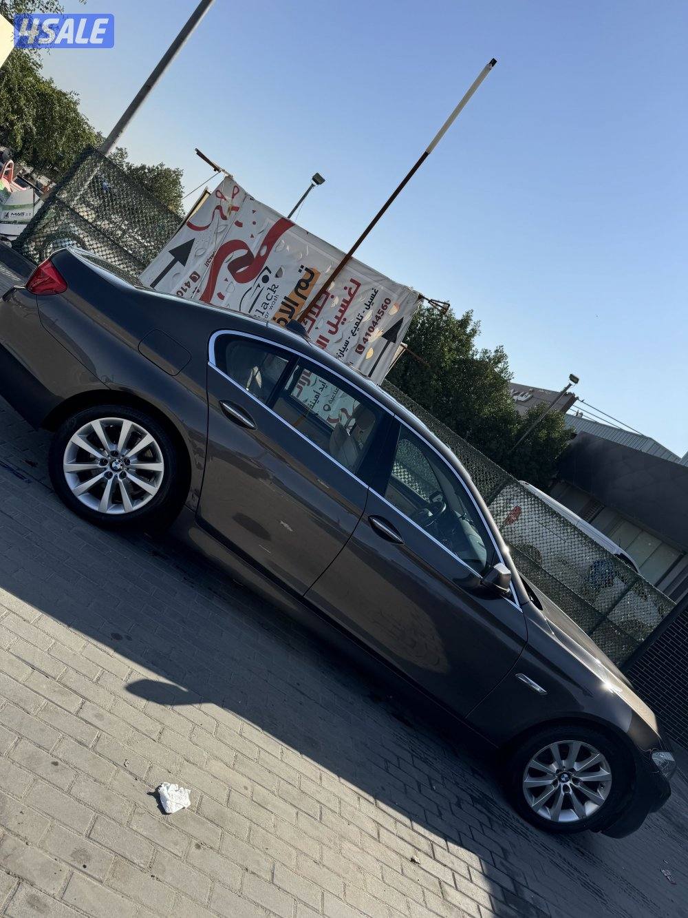 BMW 530iكامل المواصفات 6 سلندر فتحه جلد صبغ الوكاله شاشة كبيره نفقيشن9