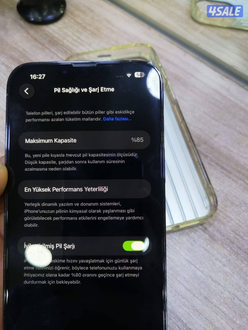 iphone 13 pro max battery health 85 like new with box1