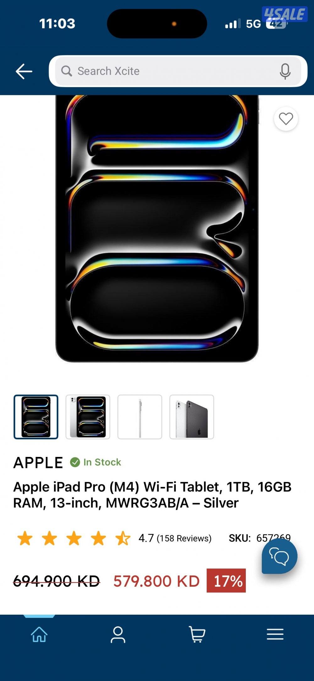 Ipad M4 new with all accessories 1 TB wifi0