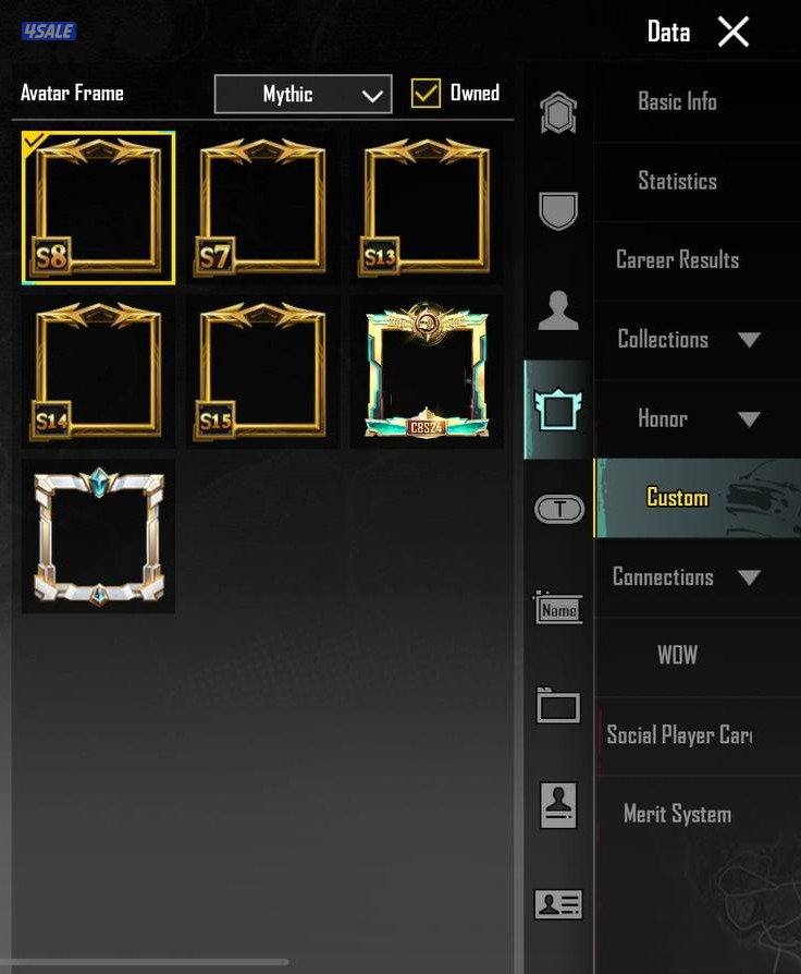 حساب ببجي قديم1