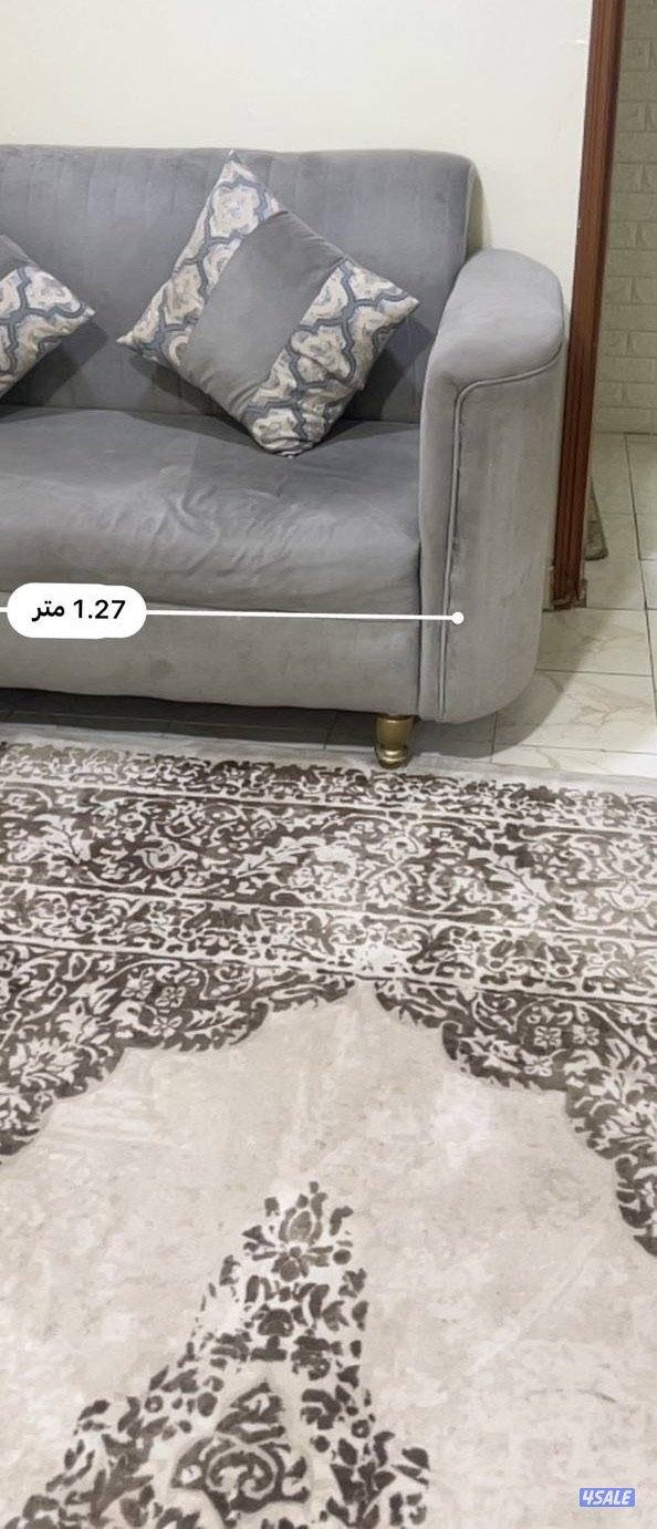 قنفات نظيفه لون رصاصي مع زوليه0