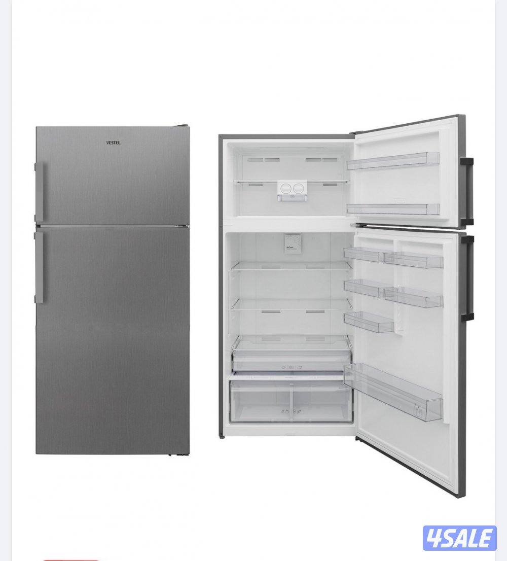 ثلاجة Vestel رمادي مستعملة بحالة جيدة سعرها جديدة ٢٥٠ دينار1