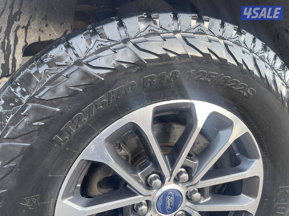 رنقات وانيت فورد وكالة مقاس 18 مع تواير وكعكات 2 إنش6