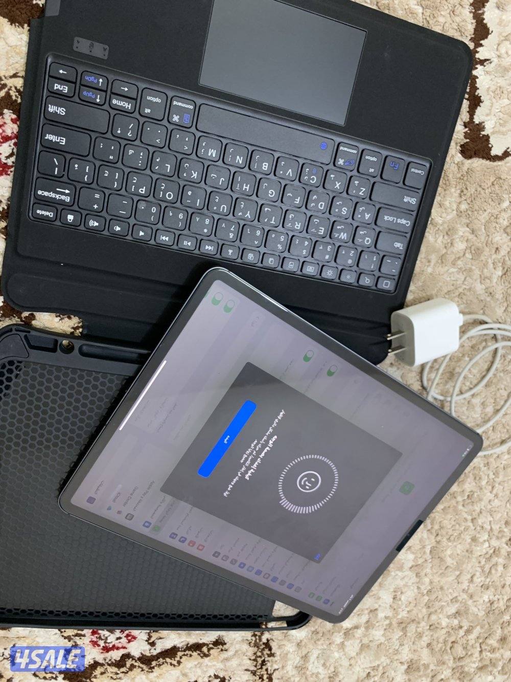 ايباد ابل برو 12.9 انش 128 قيقا خط شريحة 5g ام ون معالج m13