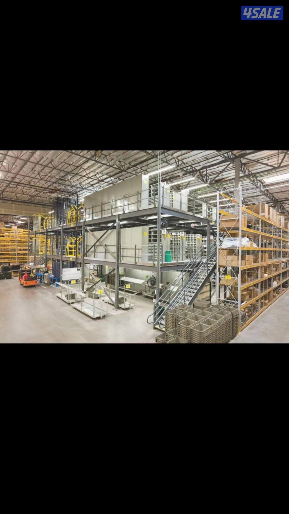 هنجر للايجار مساحة 1056 متر صافي + سندرة 350 متر مرخص بالكامل0