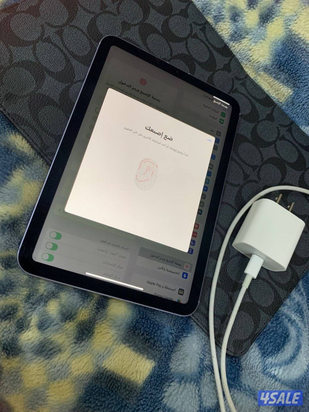 ايباد ابل ميني 6 السادس 256 قيقا خط شريحة 5g نظيف جدا ولا مصلح4