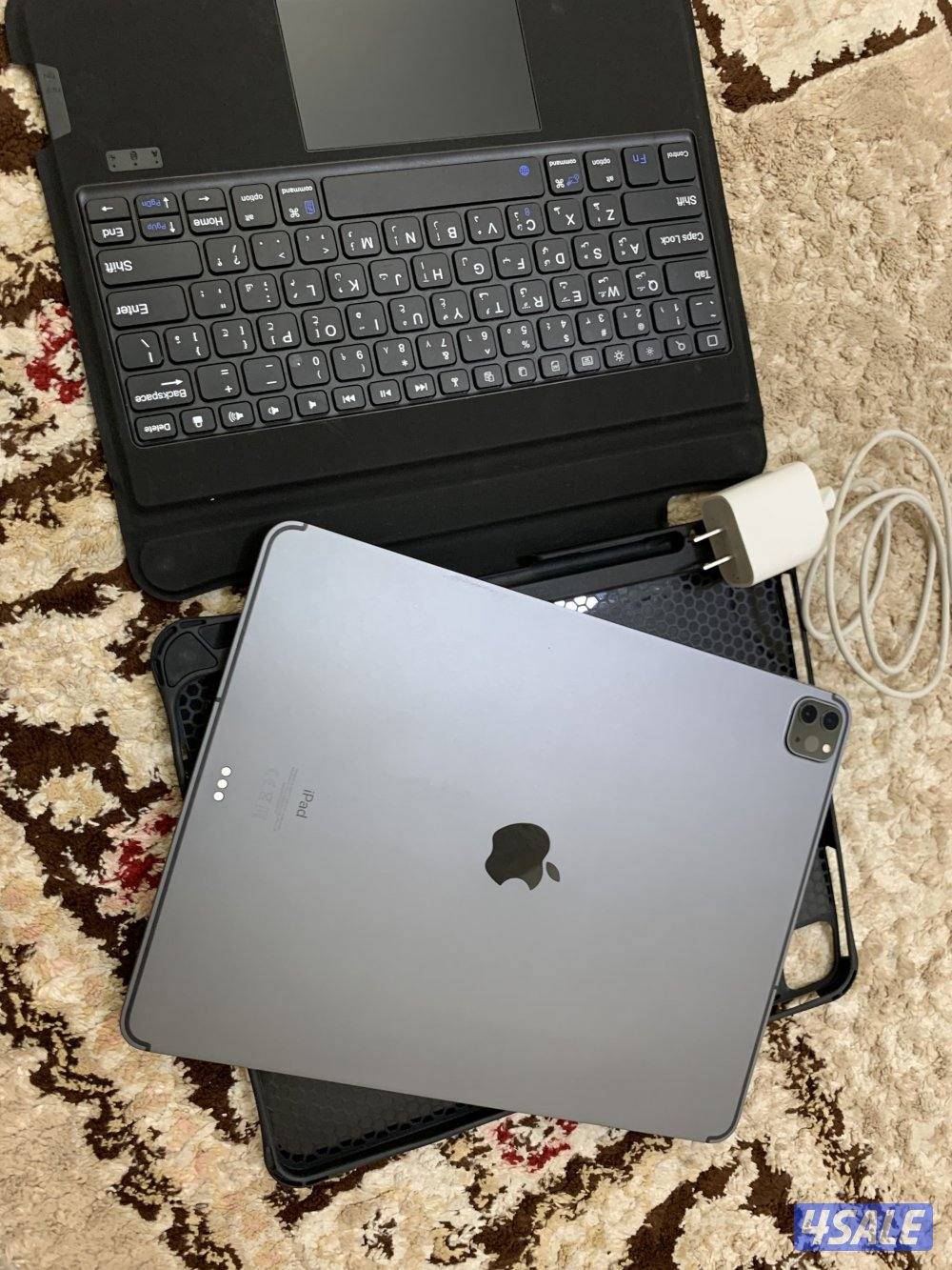 ايباد ابل برو 12.9انش 128قيقا شريحه 5g نظيف الجيل الخامس معالج ام ون0