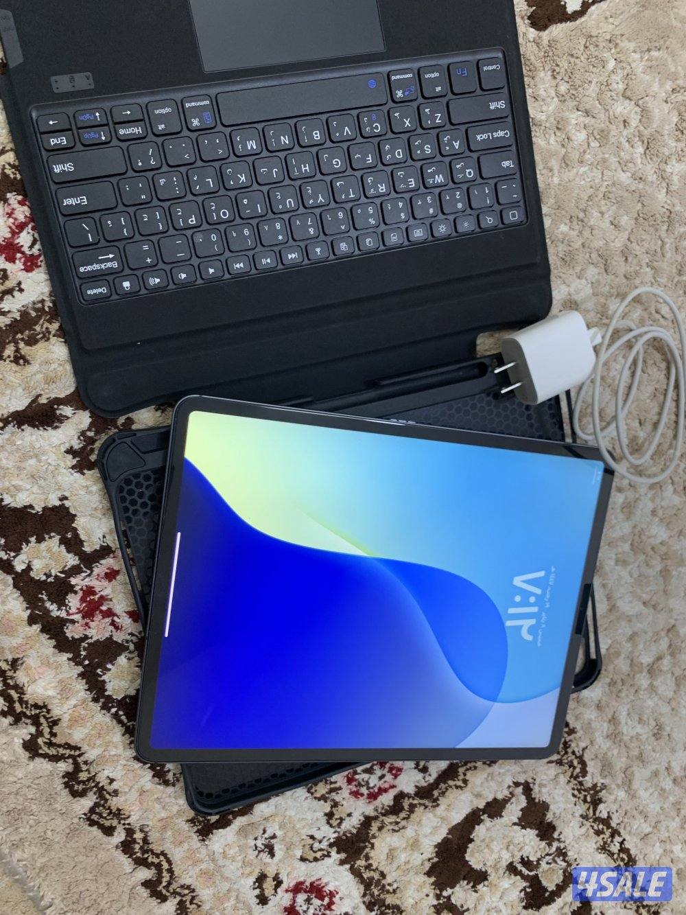 ايباد ابل برو 12.9انش 128قيقا شريحه 5g نظيف الجيل الخامس معالج ام ون1