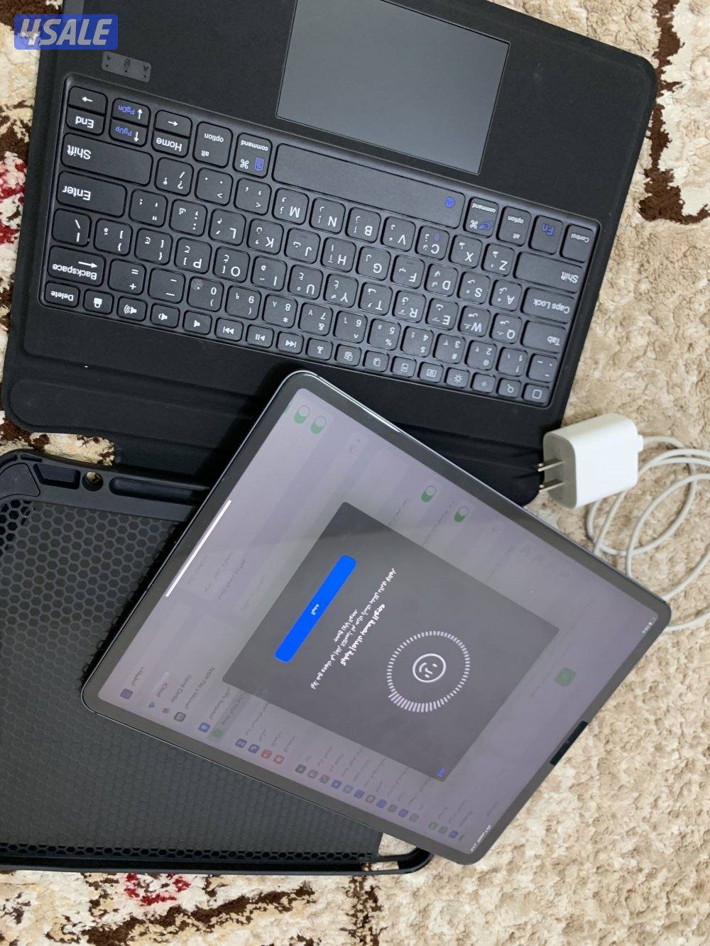 ايباد ابل برو 12.9انش 128قيقا شريحه 5g نظيف الجيل الخامس معالج ام ون4