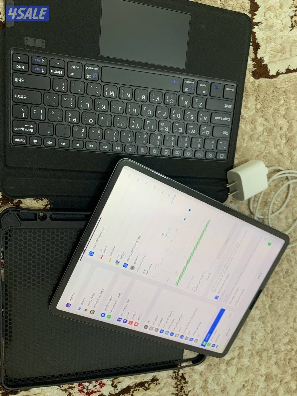 ايباد ابل برو 12.9انش 128قيقا شريحه 5g نظيف الجيل الخامس معالج ام ون7