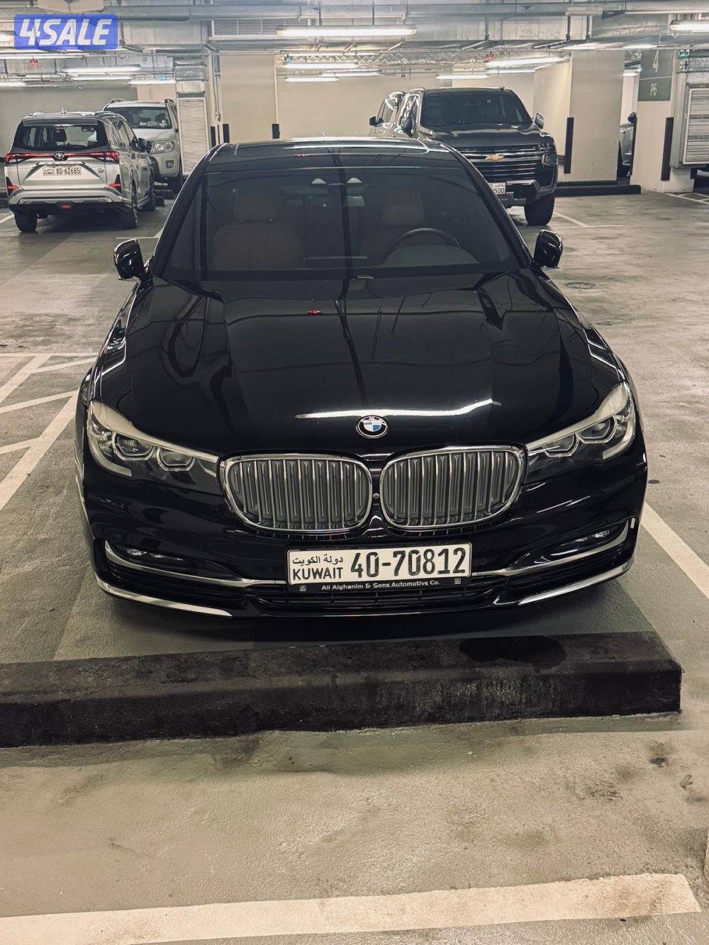 للبيع بي ام 740LI وارد الغانم نظيف0