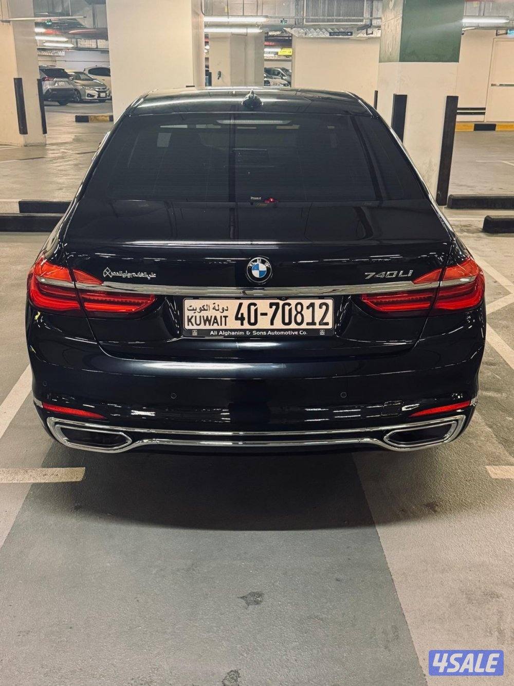 للبيع بي ام 740LI وارد الغانم نظيف1