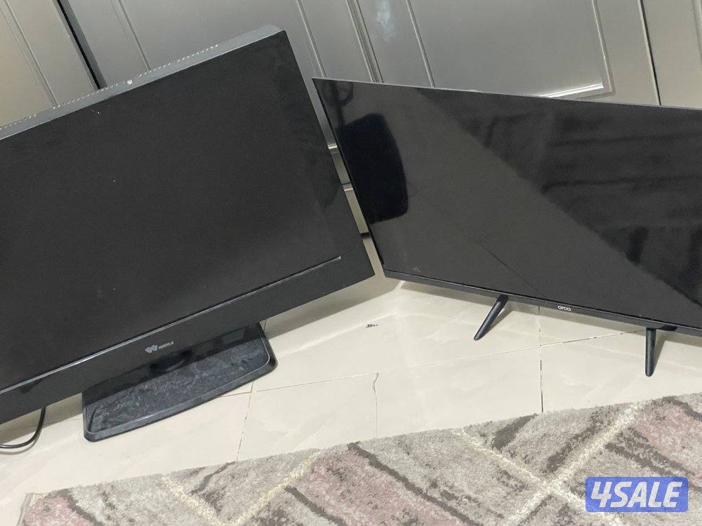 جهازين تلفزيون ب احجام مختلفه مستعمله0