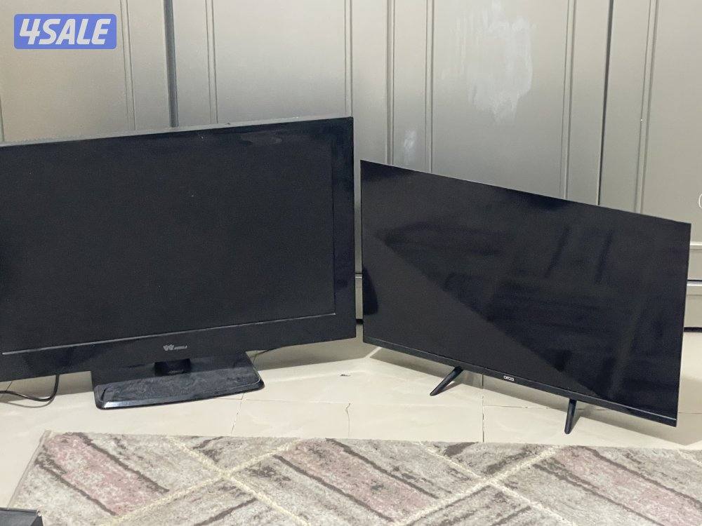 جهازين تلفزيون ب احجام مختلفه مستعمله1