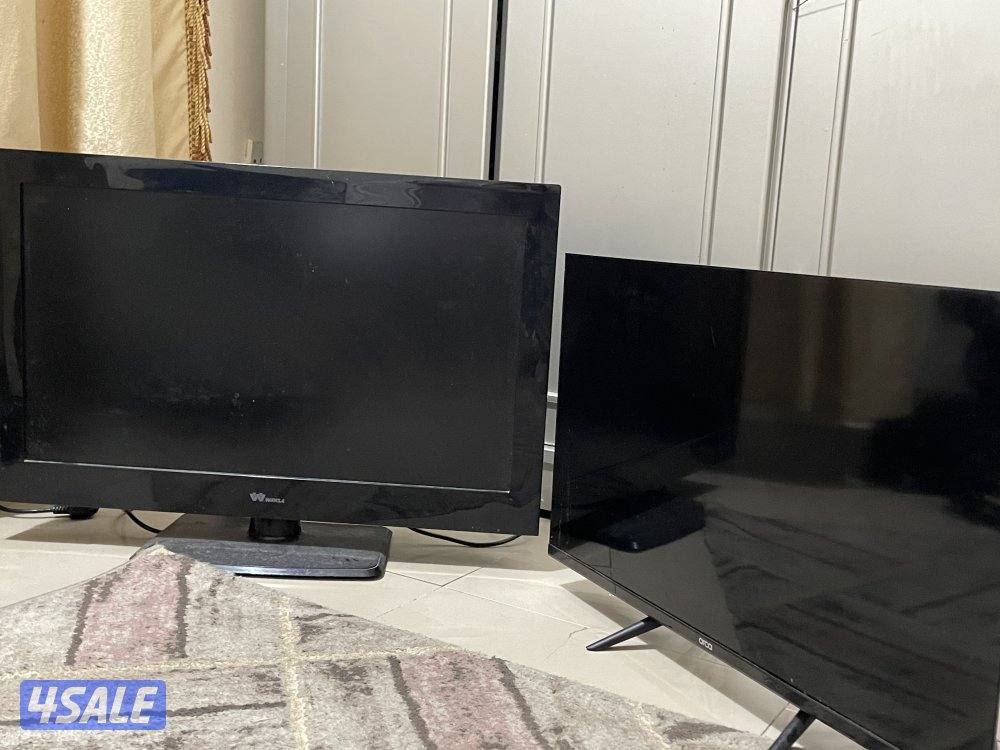 جهازين تلفزيون ب احجام مختلفه مستعمله2