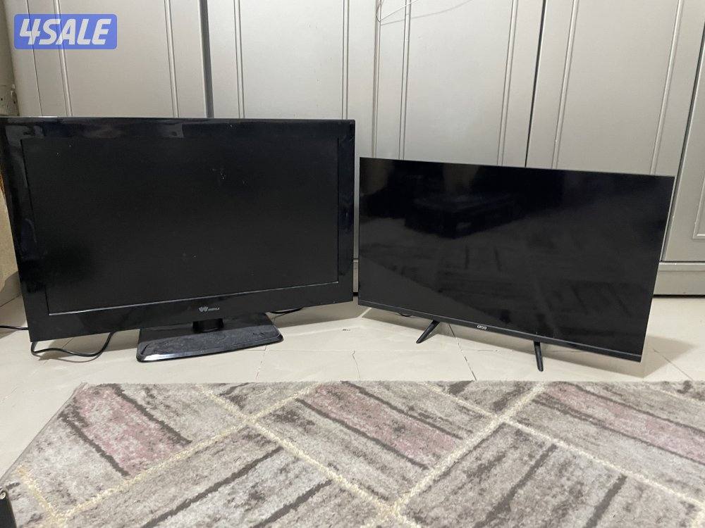 جهازين تلفزيون ب احجام مختلفه مستعمله3