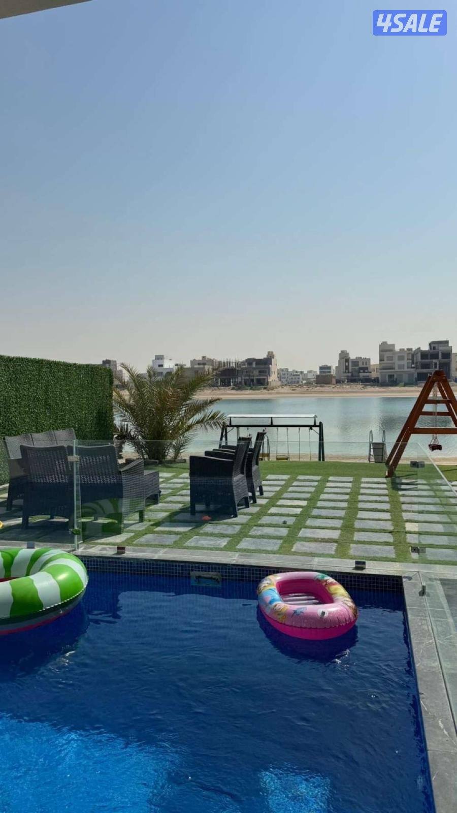 شاليه للإيجار جديد صف اول المرحلة الخامسة مقسوم  جديد A&B8