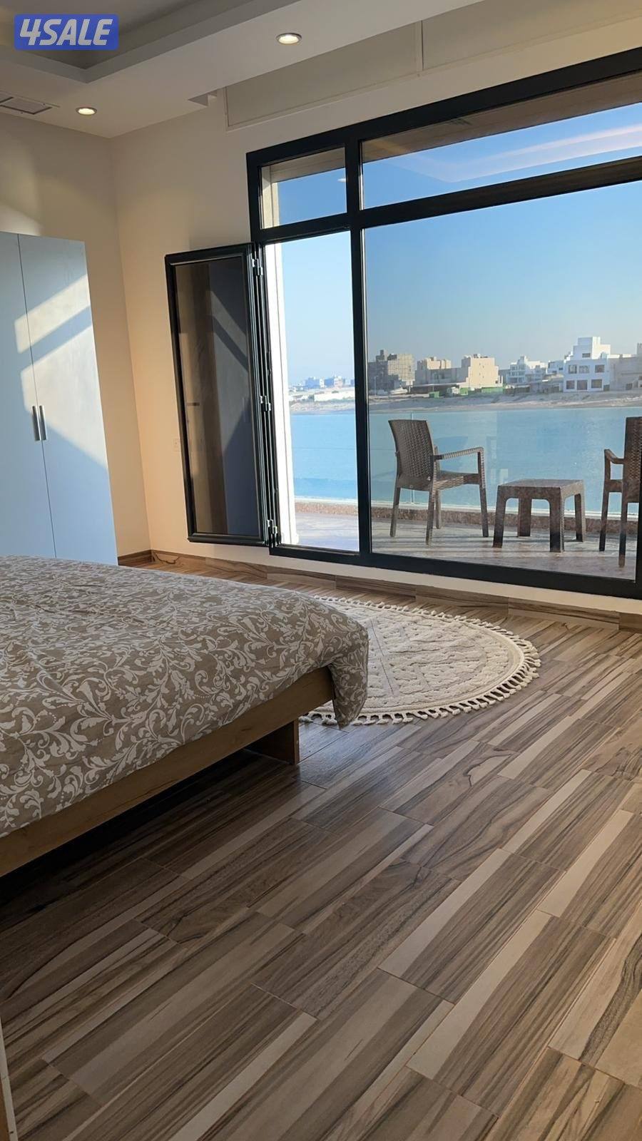 شاليه للإيجار جديد صف اول المرحلة الخامسة مقسوم  جديد A&B7