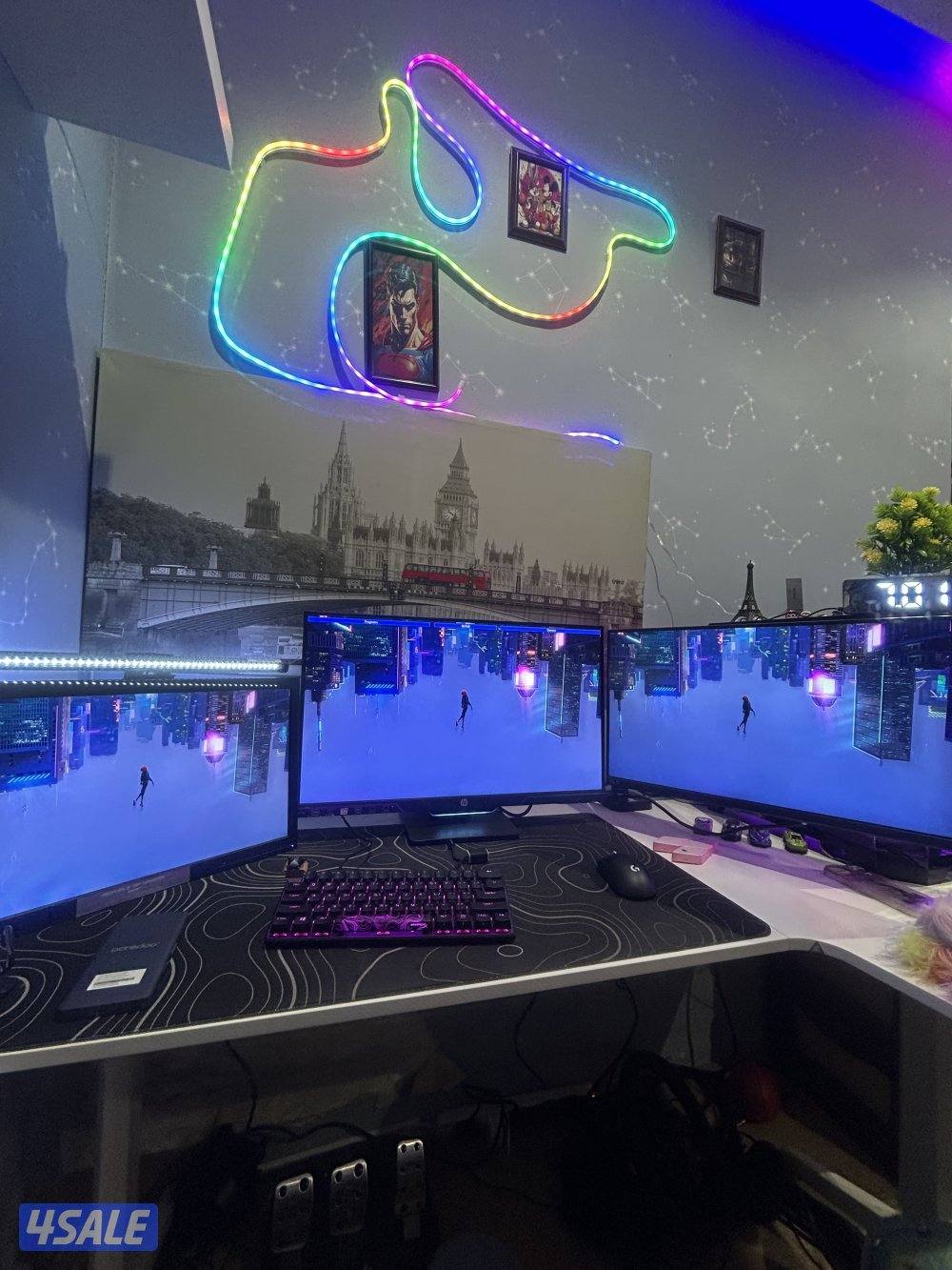 Complete gaming setup rtx 3060ti for sale or trade5