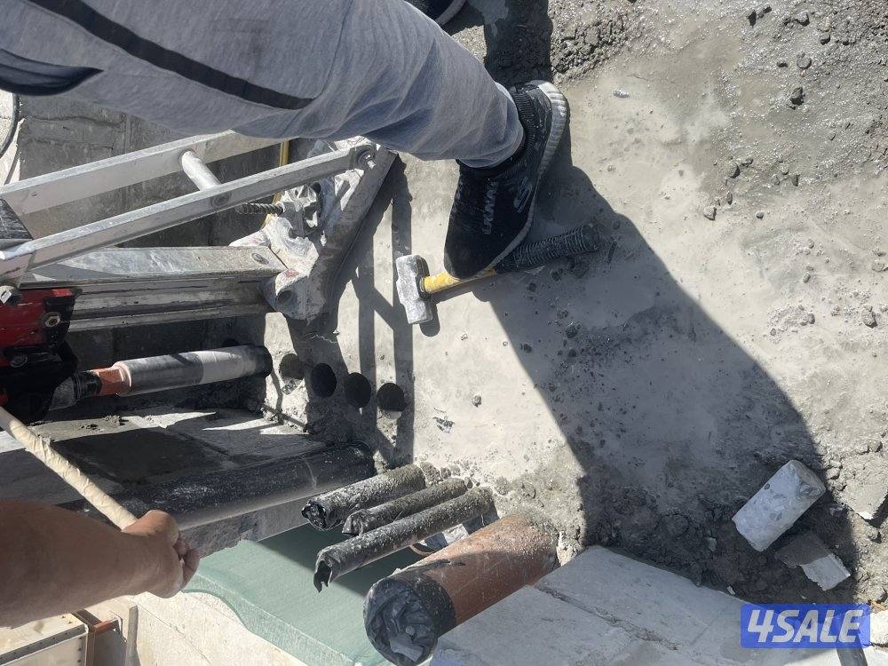 قص خرسانه مسلحه وفتحات كور5