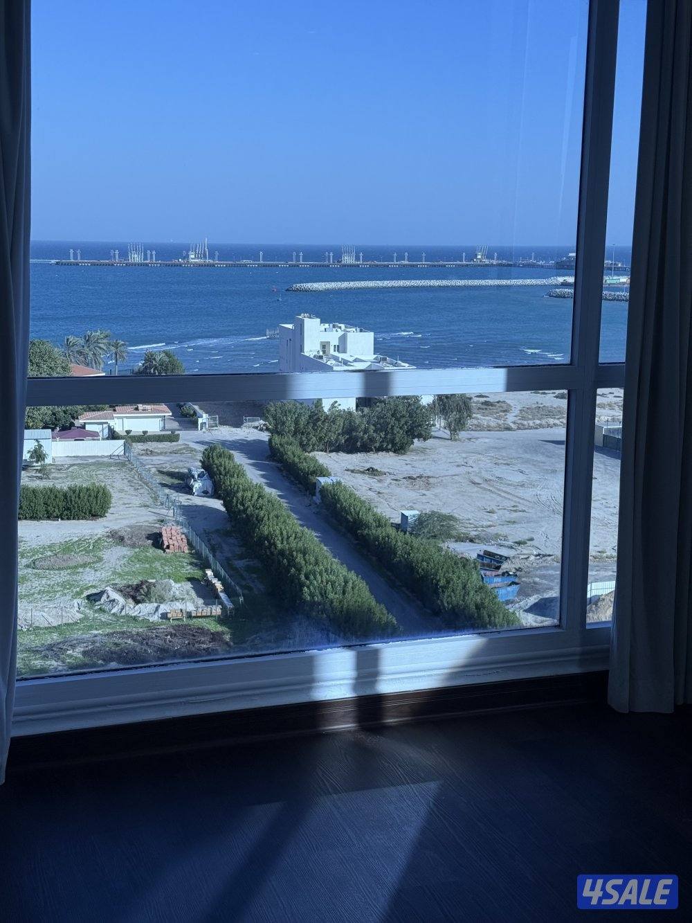 ‏شقق للإيجار غرفتين حمامين مطبخ صالة أبو حليفة مقابل البحر0