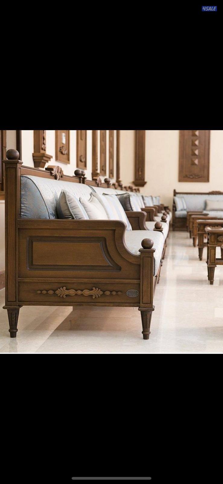 تنجيد وتفصال جميع الجلسات الأمريكي البناني وجميع الأطقم والستاير خام و0