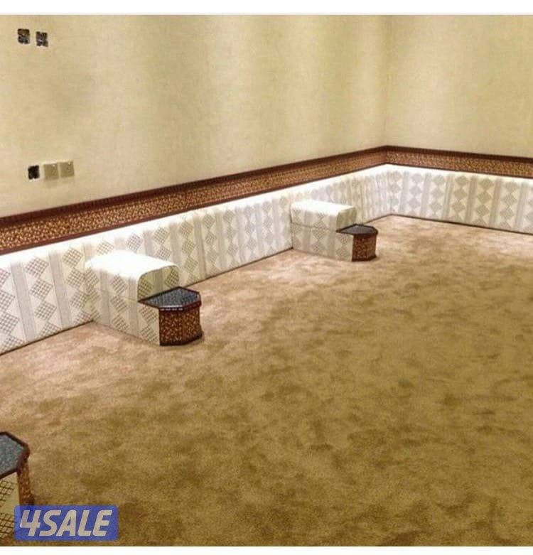 تنجيد وتفصال جميع الجلسات الأمريكي البناني وجميع الأطقم والستاير خام و12