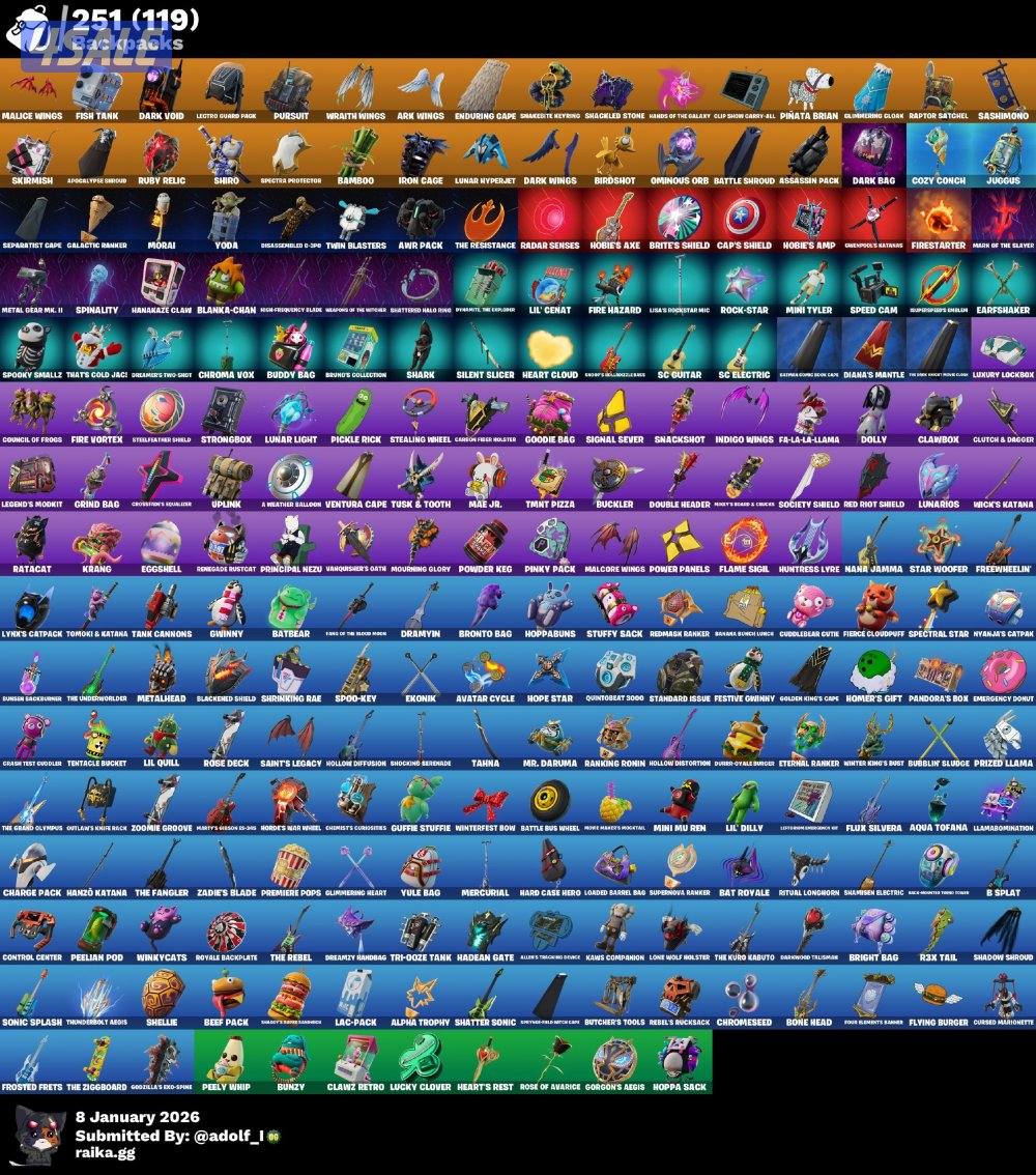 حساب فورت نايت وايد سكنات1