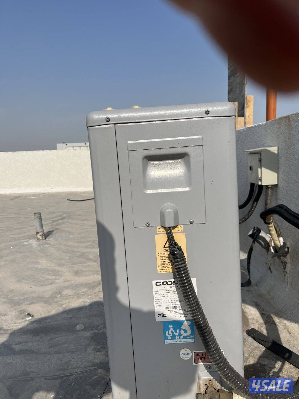 تكييف كولكس سبليت 2.5 طن بحالة الجديد استعمال اقل من سنه عدد 2 وحدة 4h5