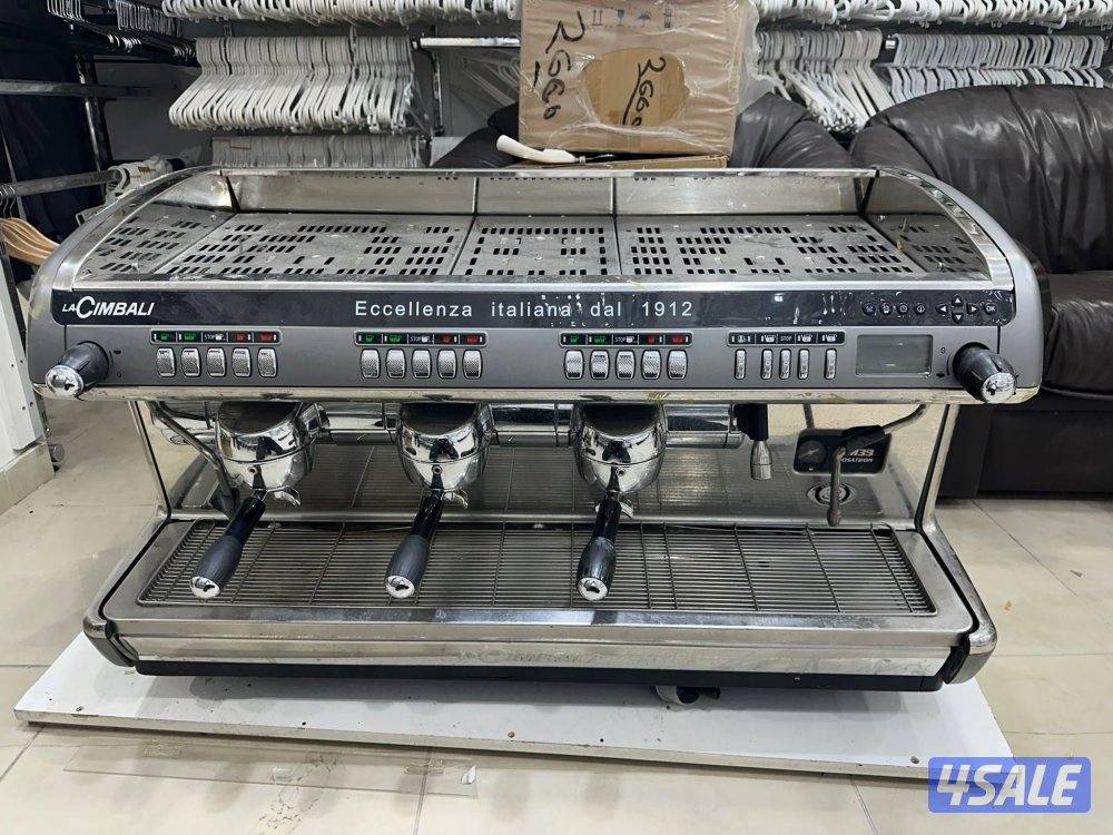 ماكينة قهوه إيطاليه LA CIMBALI M 39 هيفي ديوتي ثلاثة مخارج بحاله ممتاز5