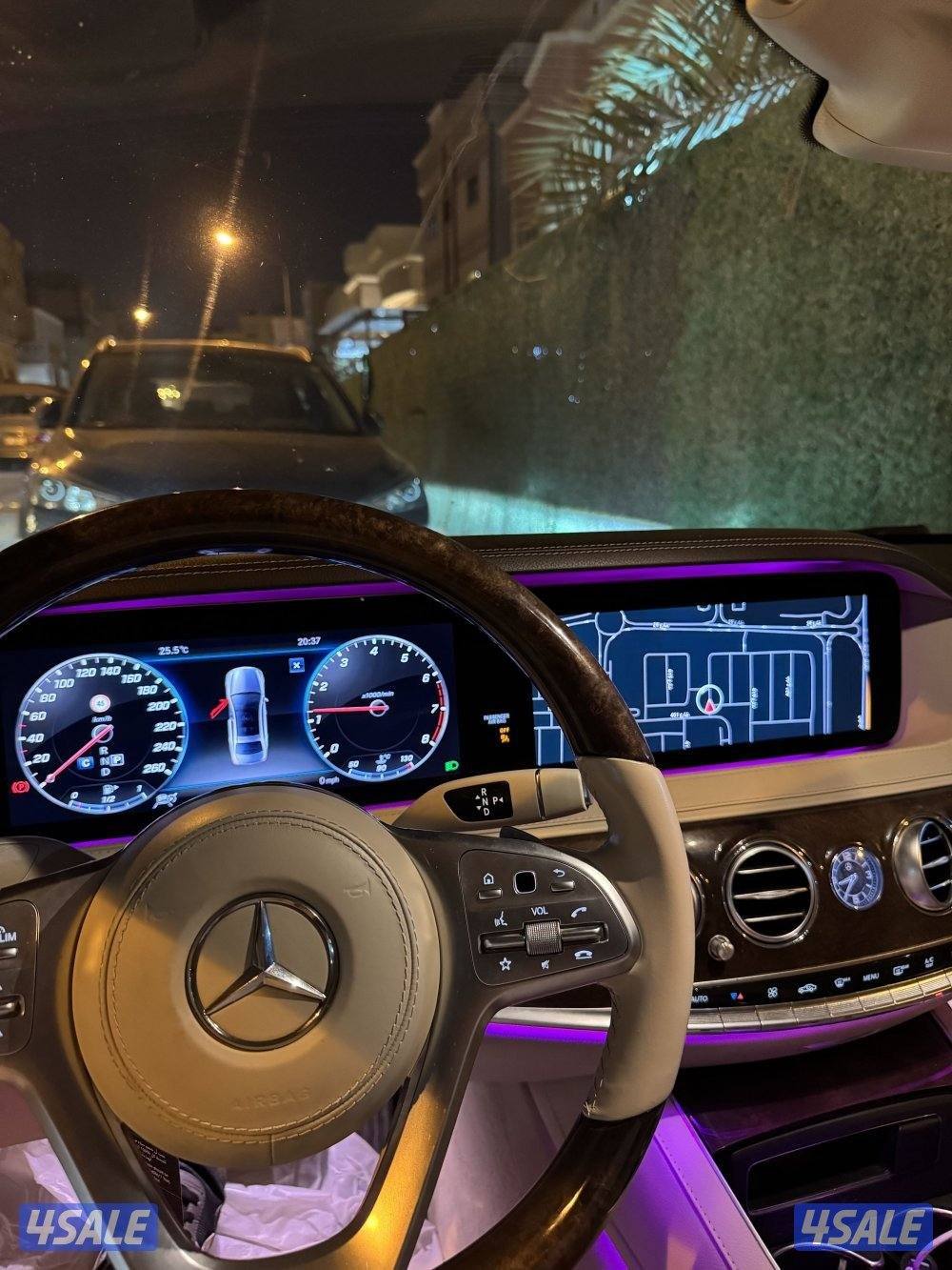 مرسيدس s450 وارد البشر 2018 شرط الفحص بالكامل صبغ وكاله1